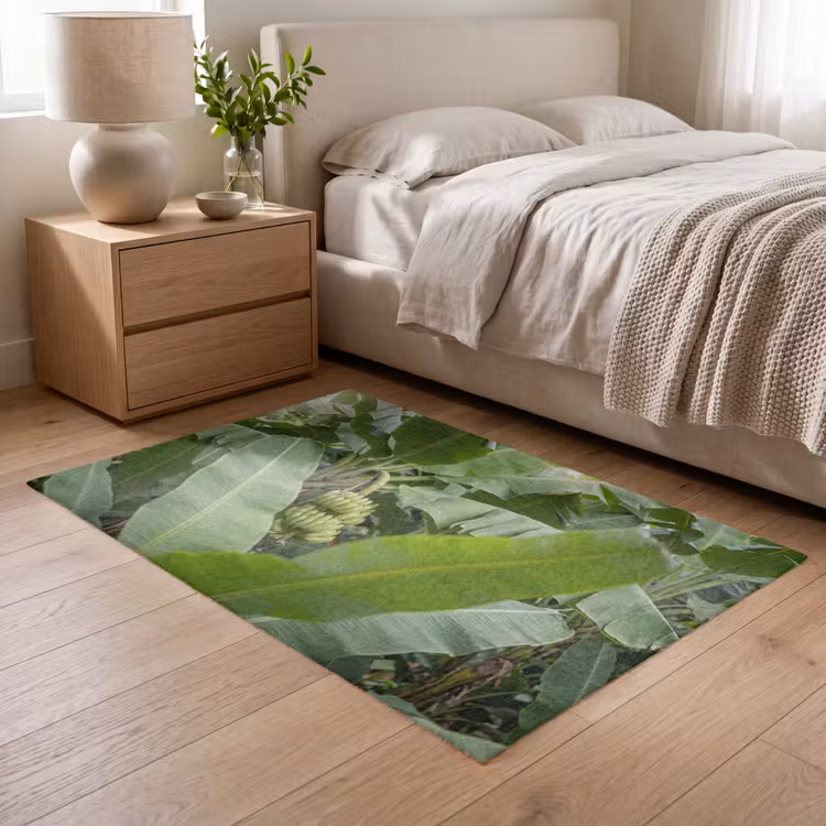 Vloerkleed - Eten - Bananen - Plantage - Groen — 5