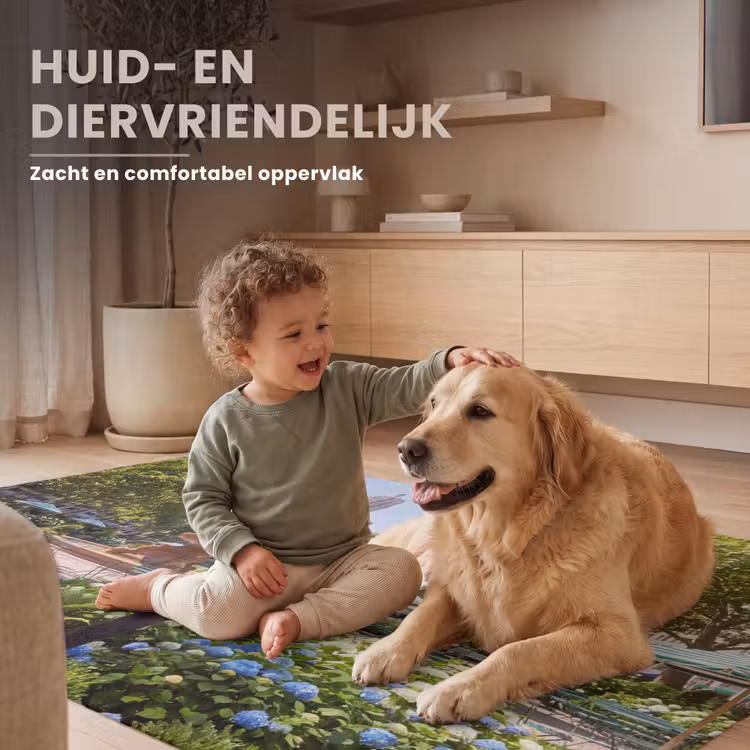 Vloerkleed - Park - Fontein - Stad - Natuur — 6