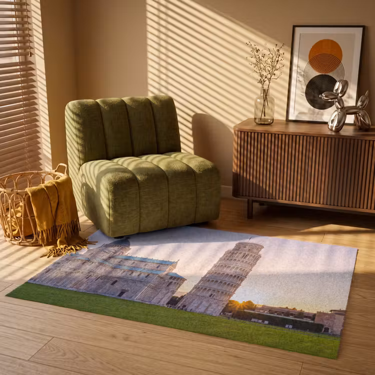 Vloerkleed - Architectuur - Toren - Pisa - Italië - Zonsondergang — 2