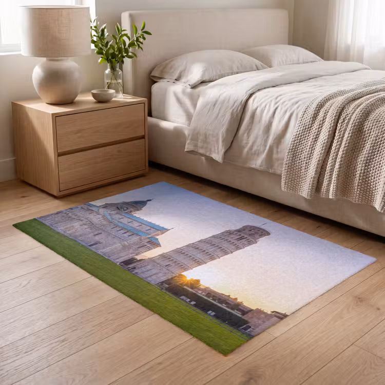 Vloerkleed - Architectuur - Toren - Pisa - Italië - Zonsondergang — 5