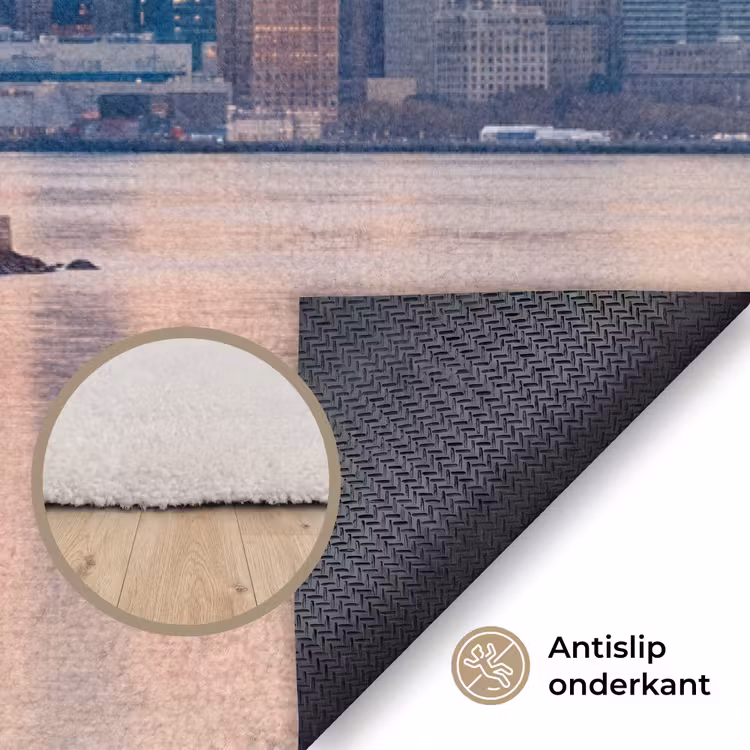 Vloerkleed - Vrijheidsbeeld - New York - Zonsopgang - Stad - Architectuur — 4