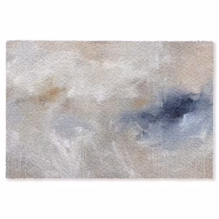 Vloerkleed - Abstract - Wolken - Sfeer - Modern - Beige — 1