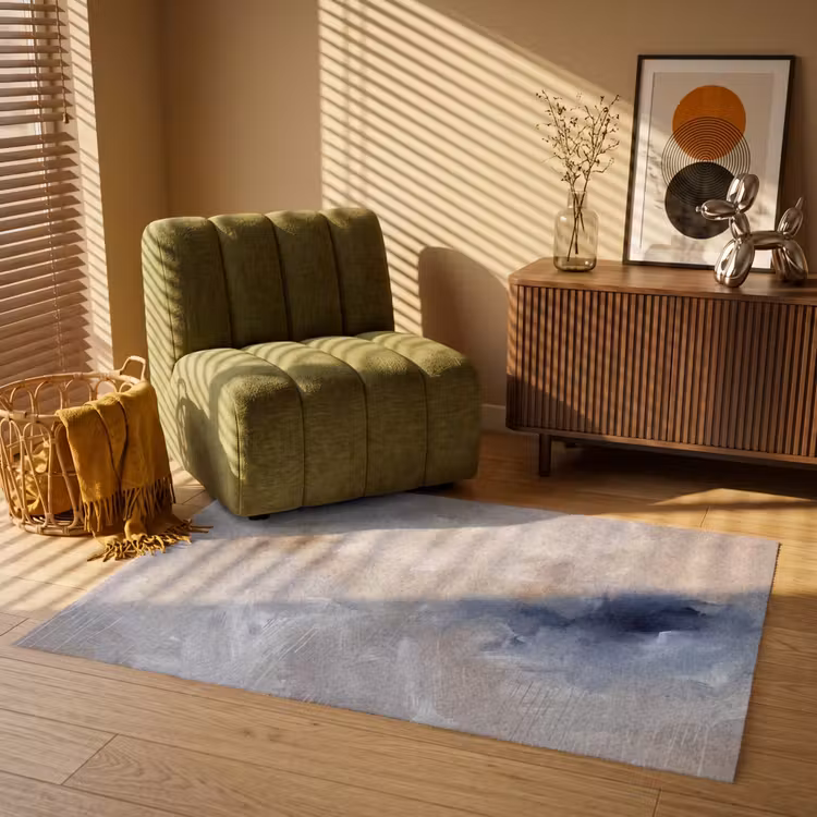 Vloerkleed - Abstract - Wolken - Sfeer - Modern - Beige — 2