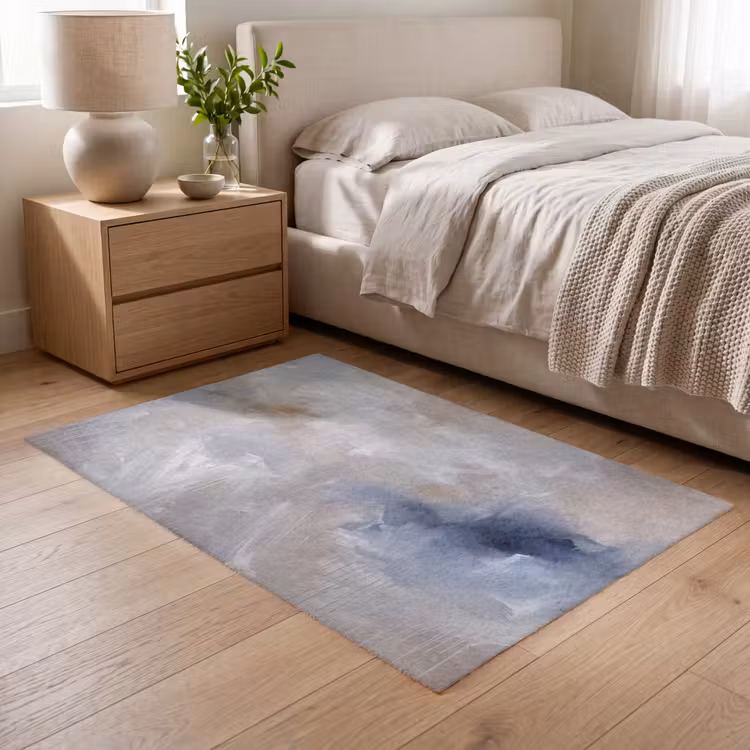 Vloerkleed - Abstract - Wolken - Sfeer - Modern - Beige — 5