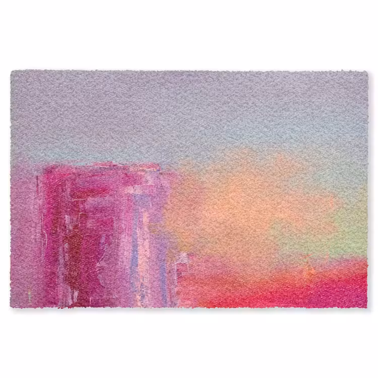 Vloerkleed - Abstract - Kleuren - Modern - Roze — 1