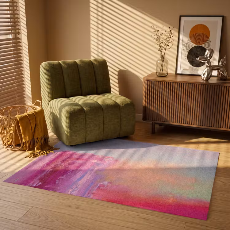 Vloerkleed - Abstract - Kleuren - Modern - Roze — 2
