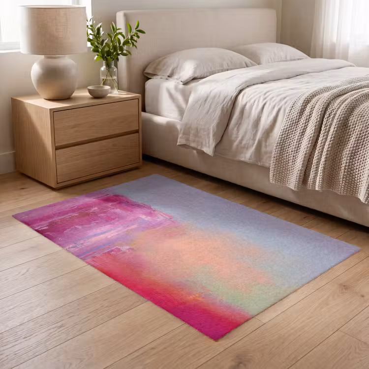 Vloerkleed - Abstract - Kleuren - Modern - Roze — 5