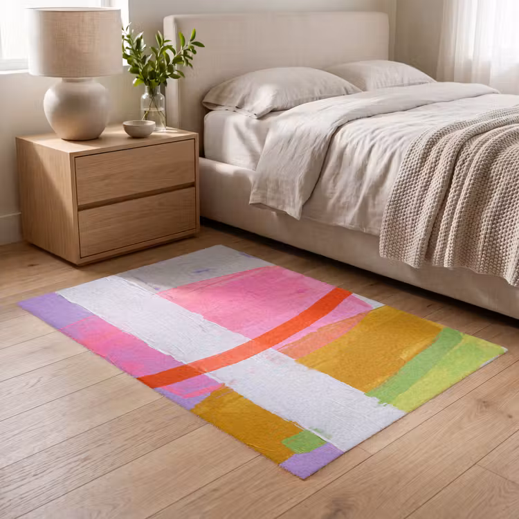 Vloerkleed - Abstract - Kleurrijk - Vormen - Modern - Kunst — 5