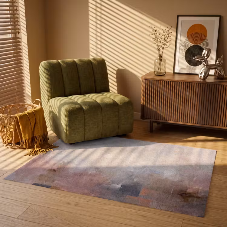 Vloerkleed - Abstract - Vloeiend - Kunst - Modern - Beige — 2