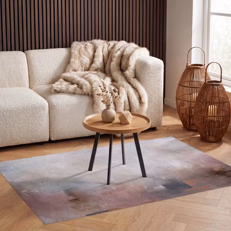 Vloerkleed - Abstract - Vloeiend - Kunst - Modern - Beige — 3