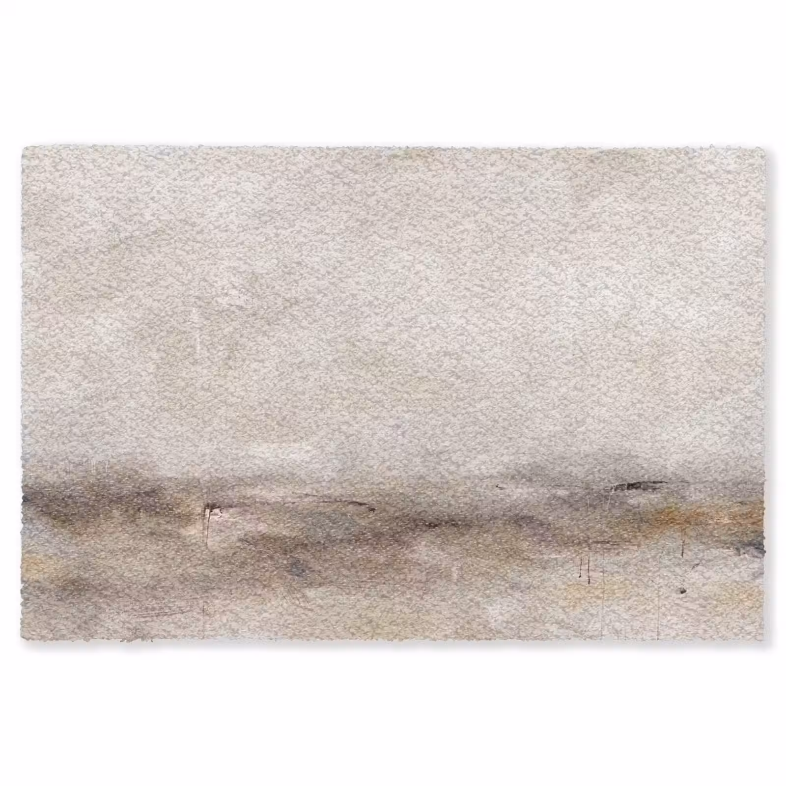 Vloerkleed - Abstrakt - Landschap - Modern - Beige - Kunst — 1
