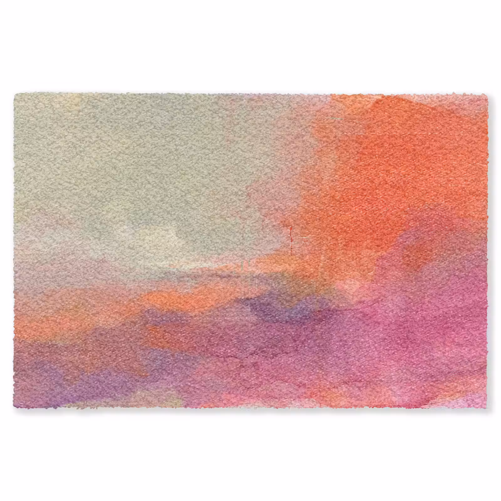 Vloerkleed - Kunst - Vloeiend - Overgangen - Oranje — 1