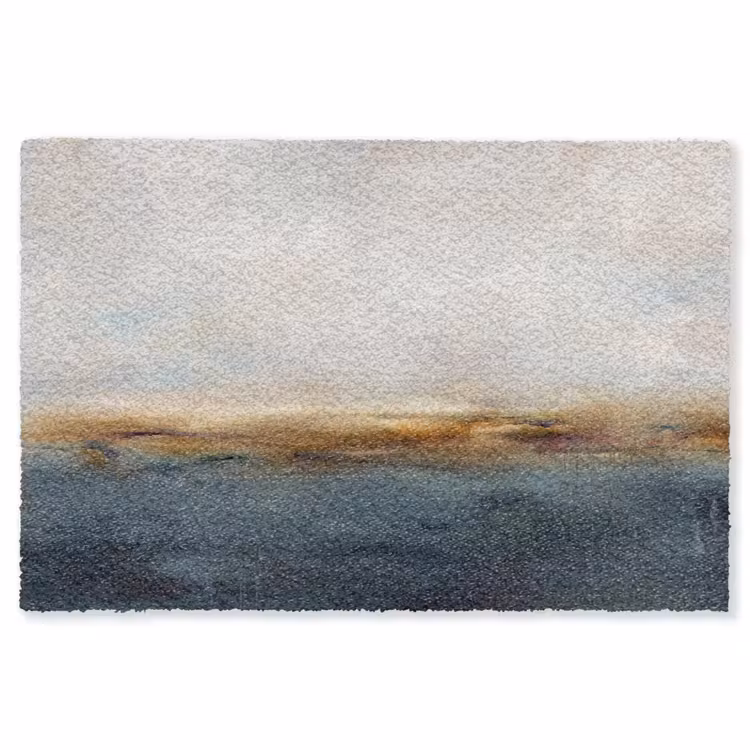 Vloerkleed - Abstract - Horizon - Water - Modern - Beige — 1