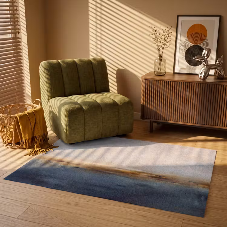 Vloerkleed - Abstract - Horizon - Water - Modern - Beige — 2