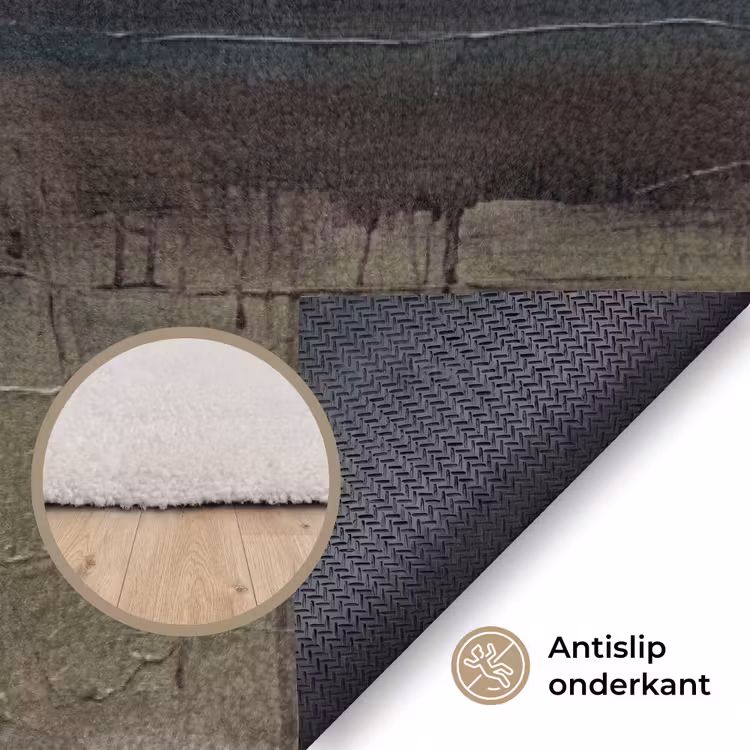 Vloerkleed - Abstract - Landschap - Horizon - Blauw - Modern — 4