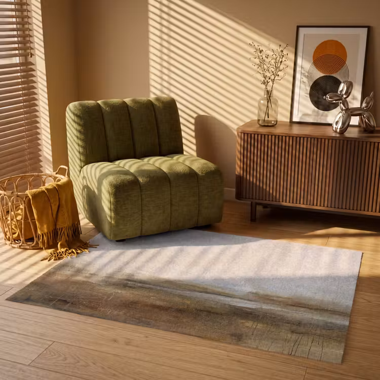 Vloerkleed - Abstract - Landschap - Natuur - Beige - Bruin — 2