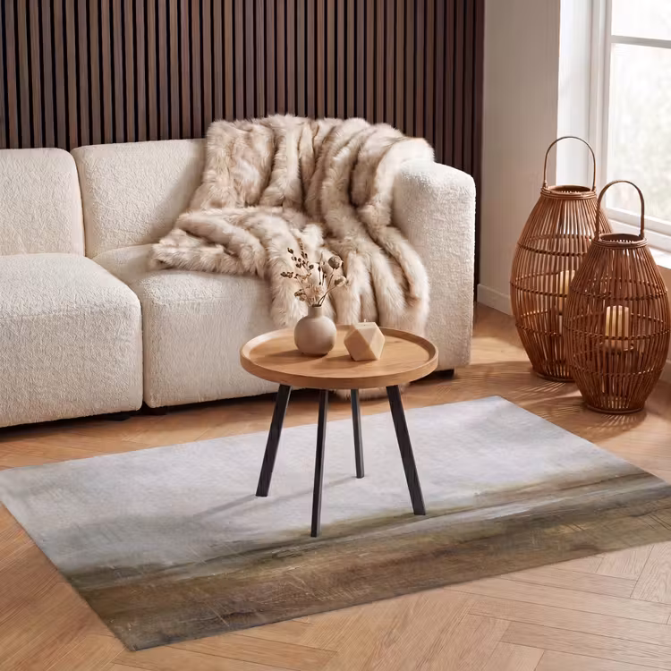Vloerkleed - Abstract - Landschap - Natuur - Beige - Bruin — 3