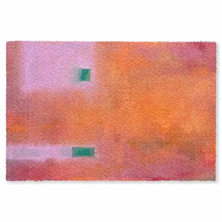 Vloerkleed - Abstract - Vlakken - Kunst - Modern - Oranje — 1