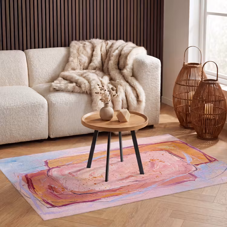 Vloerkleed - Abstract - Vormen - Modern - Roze — 3