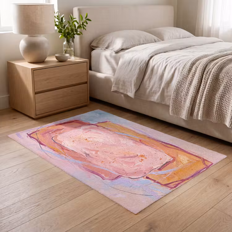 Vloerkleed - Abstract - Vormen - Modern - Roze — 5