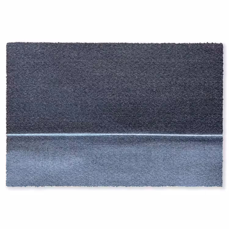 Vloerkleed - Abstract - Horizontale lijn - Minimalistisch - Donkerblauw - Kunst — 1