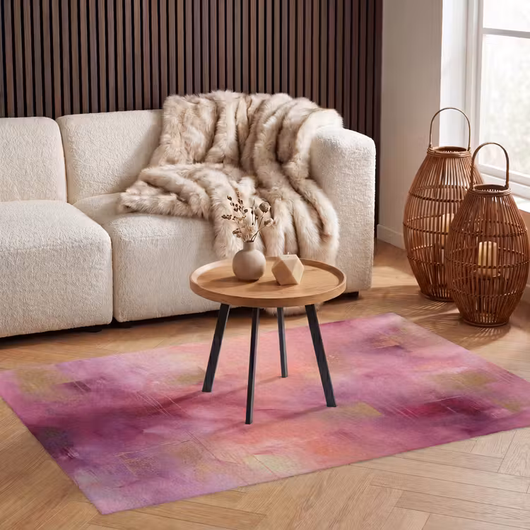Vloerkleed - Abstract - Kleuren - Modern - Roze - Paars — 3