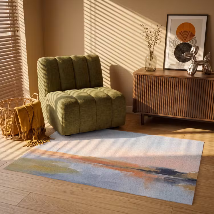 Vloerkleed - Abstract - Landschap - Horizon - Modern - Kleurrijk — 2