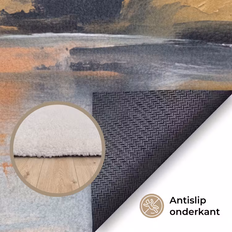 Vloerkleed - Abstract - Landschap - Horizon - Modern - Kleurrijk — 4