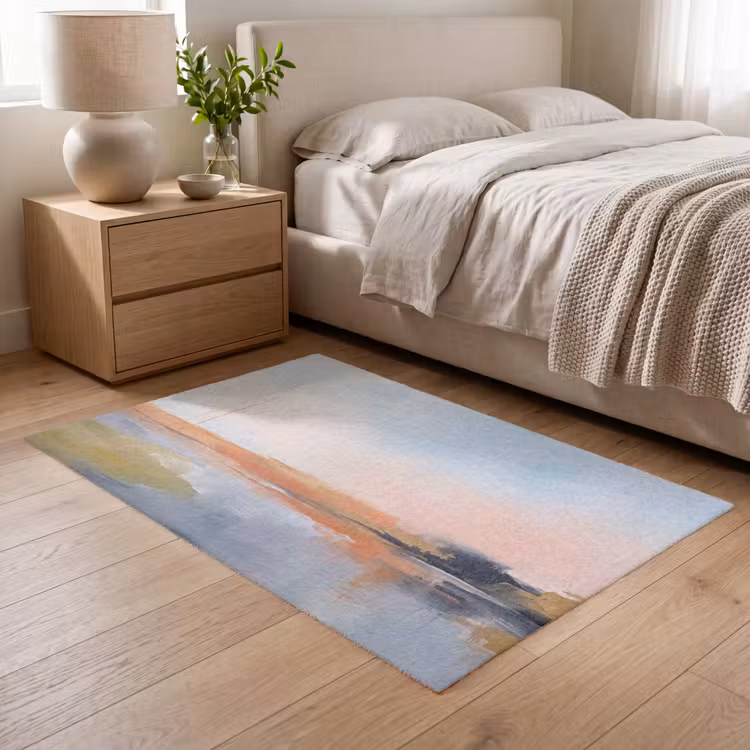 Vloerkleed - Abstract - Landschap - Horizon - Modern - Kleurrijk — 5
