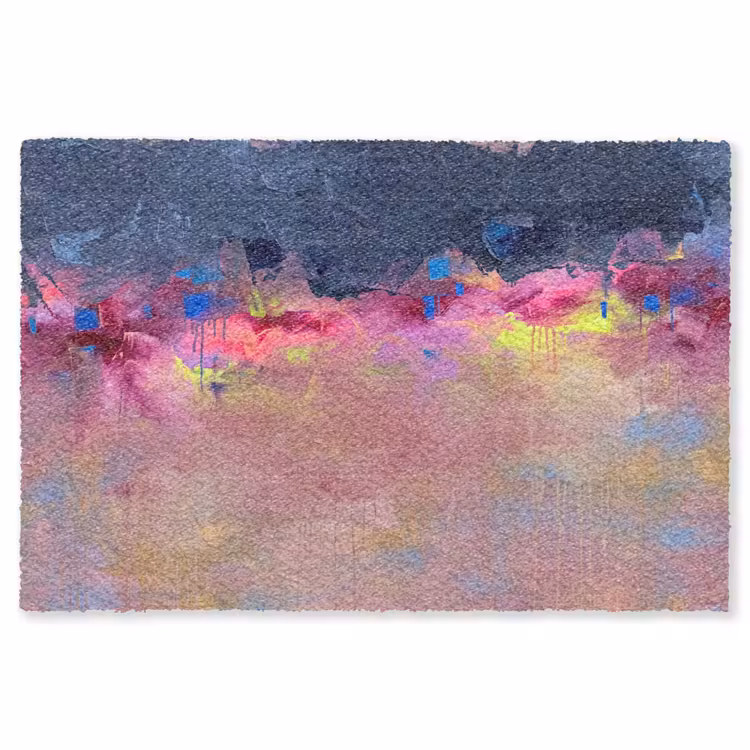 Vloerkleed - Abstract - Textuur - Kleuren - Modern - Roze — 1