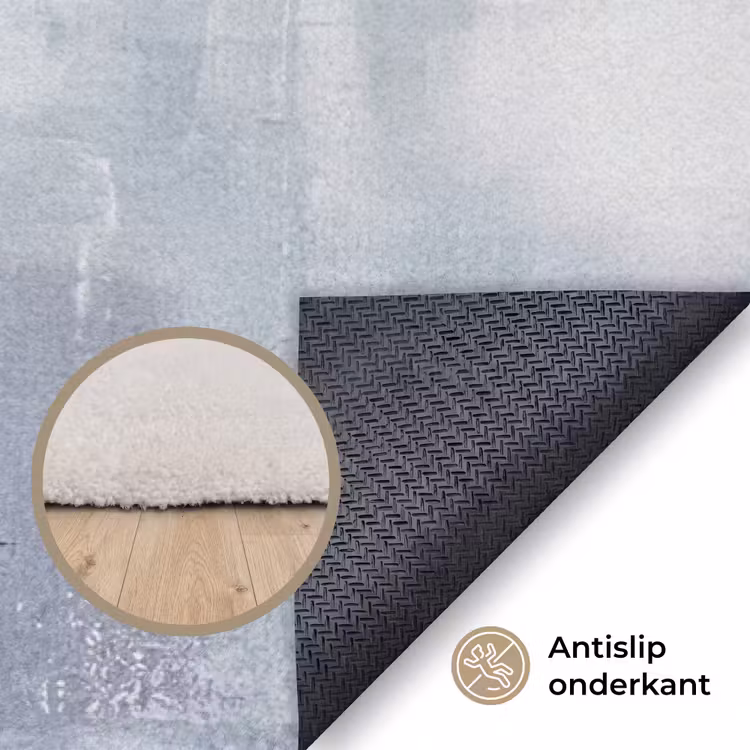 Vloerkleed - Abstract - Textuur - Kunst - Modern - Blauw — 4