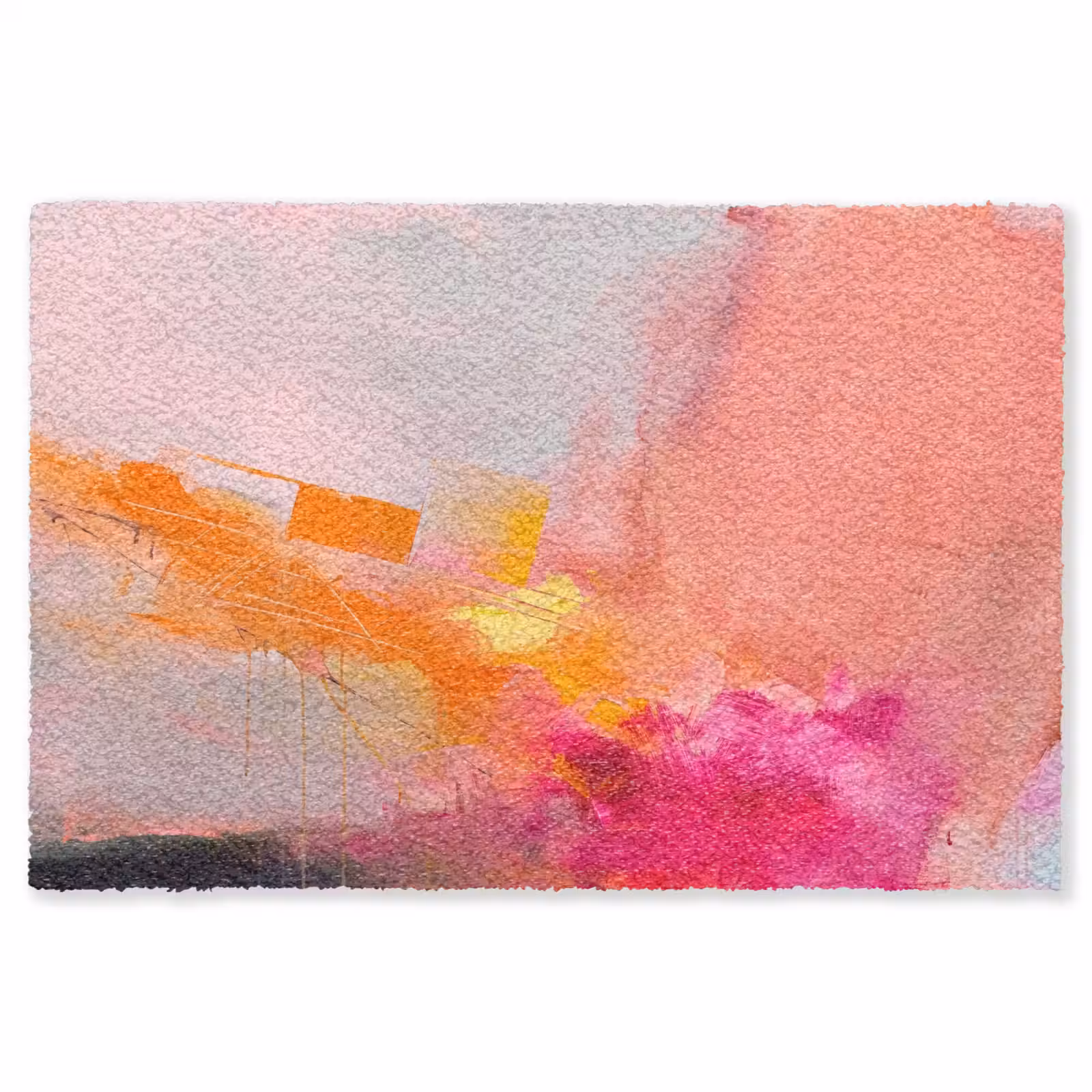Vloerkleed - Abstract - Kleurrijk - Modern - Roze — 1