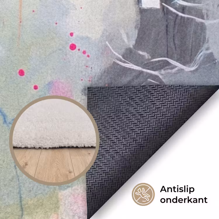 Vloerkleed - Abstract - Kleurrijk - Modern - Kunst — 4