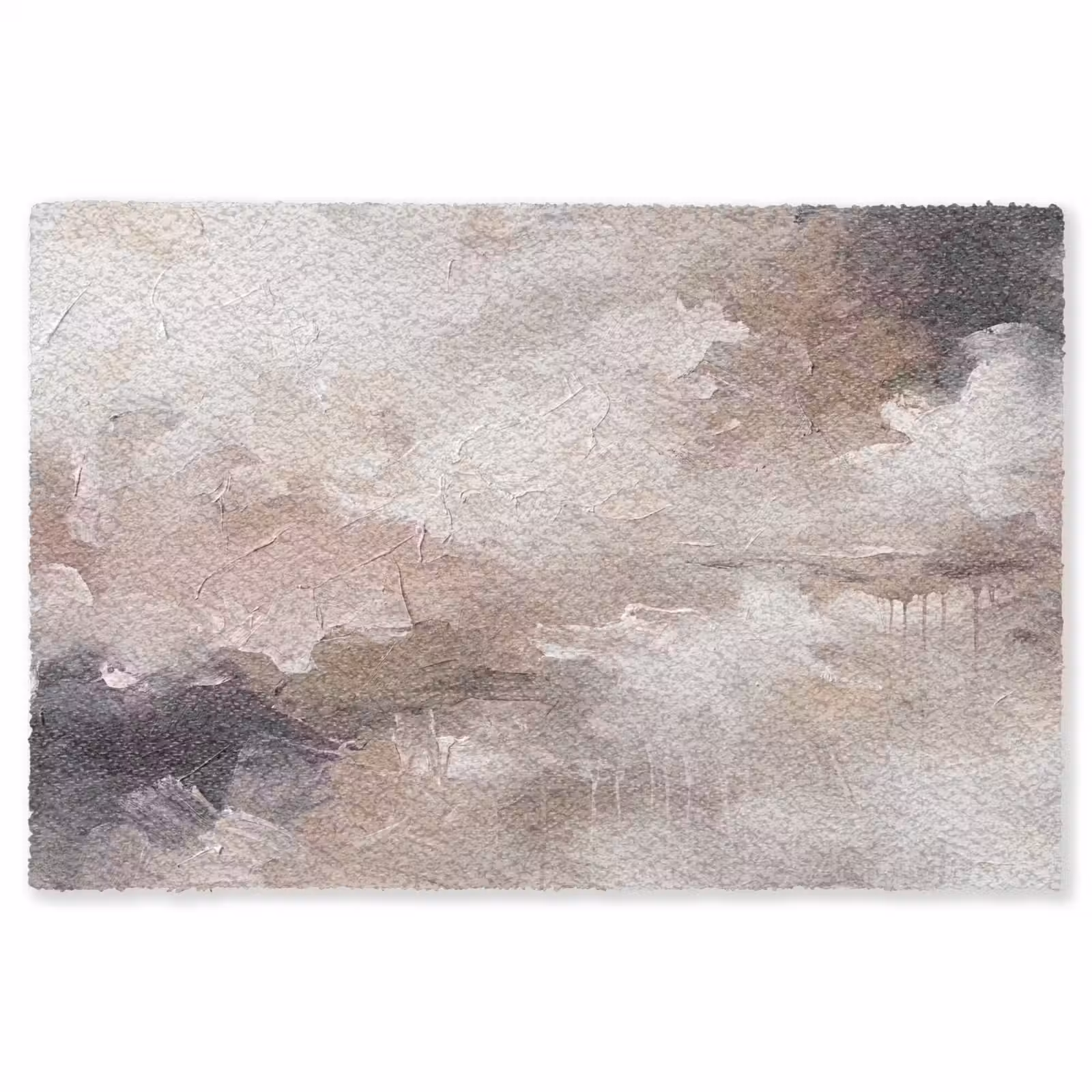 Vloerkleed - Abstract - Textuur - Kunst - Modern - Beige — 1