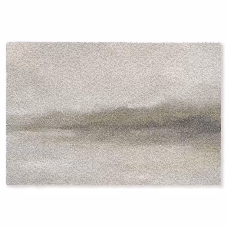 Vloerkleed - Abstract - Landschap - Nevel - Modern - Grijs — 1