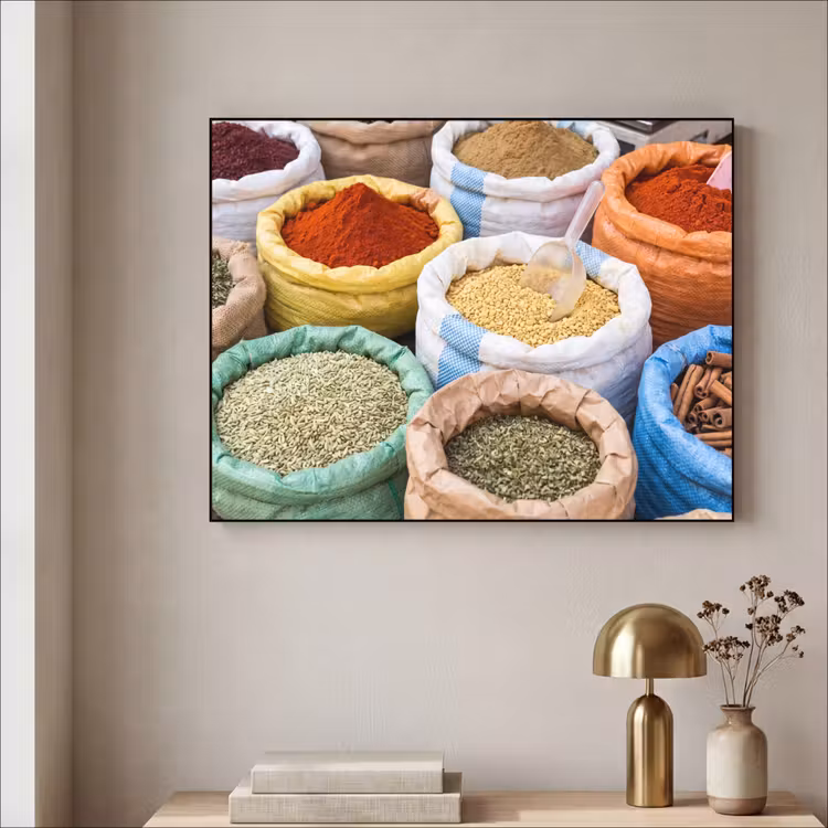 Art Frame - Kruiden - Zakken - Markt — 5