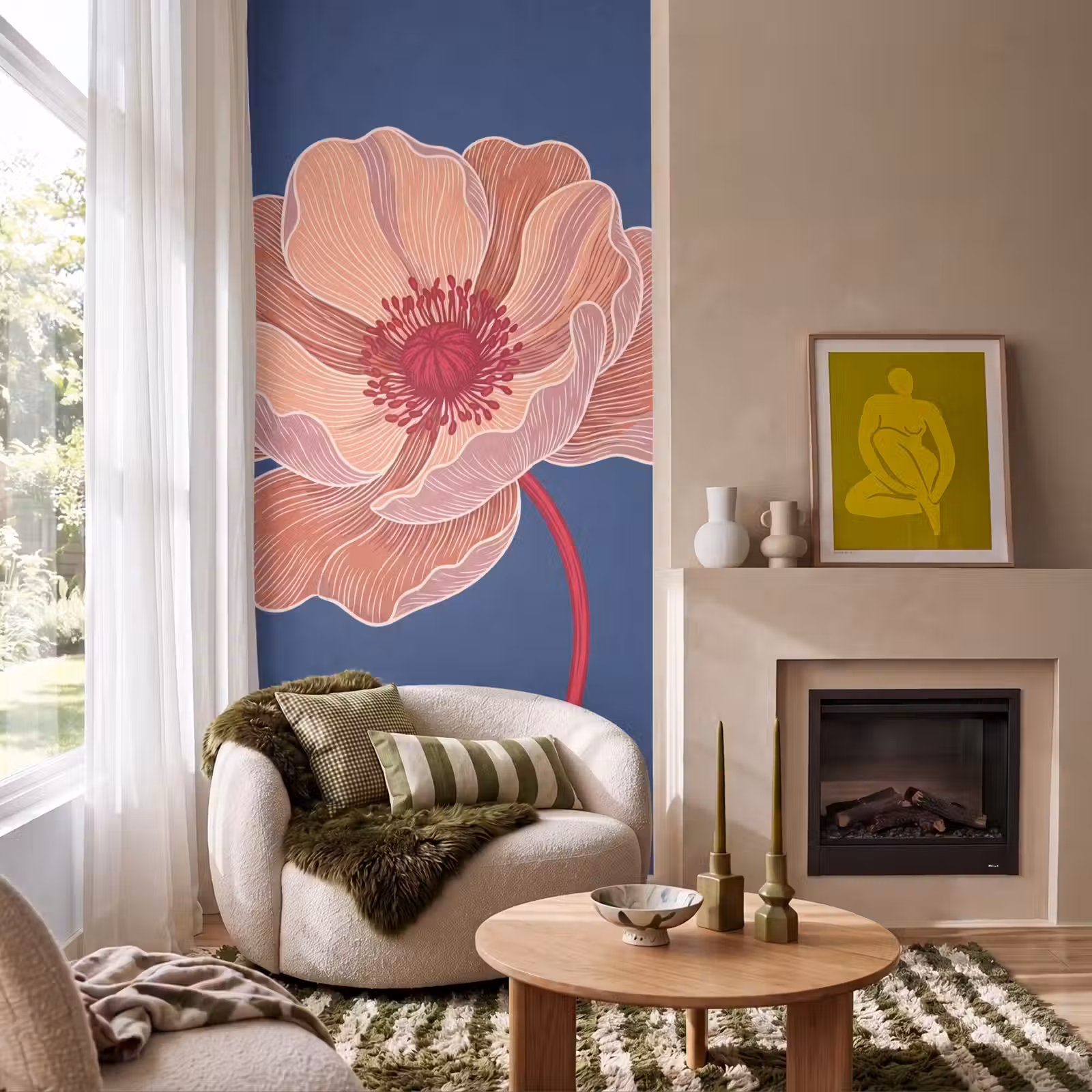Behang - Bloemen - Modern - Abstract — 1