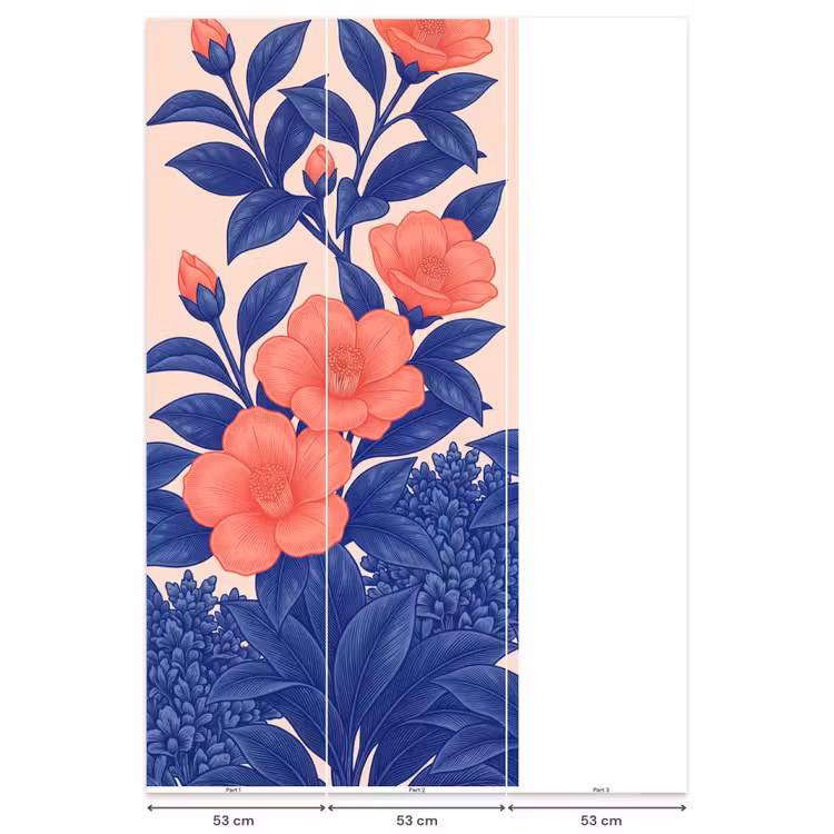 Behang - Bloemen - Bladeren - Botanisch — 6
