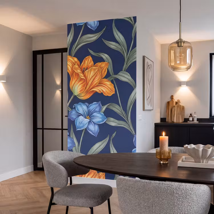 Behang - Bloemen - Botanisch - Patroon — 5