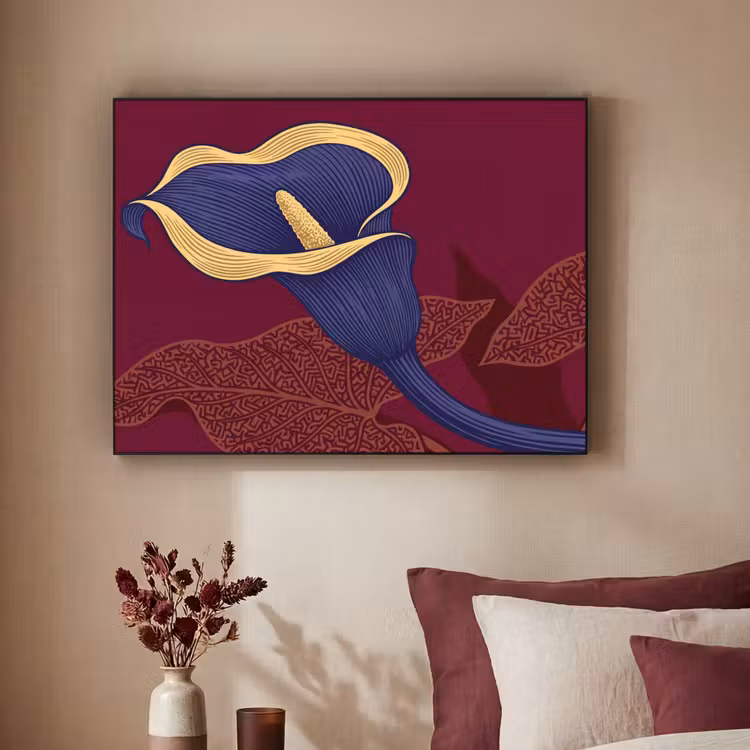 Art Frame - Bloemen - Modern - Paars — 3