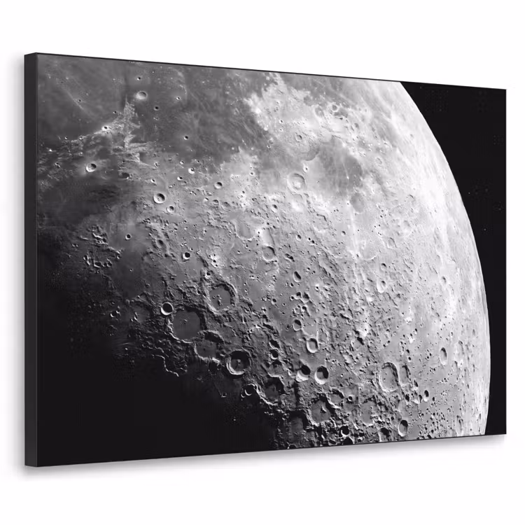 Art Frame - Maan - Kraters - Ruimte — 1