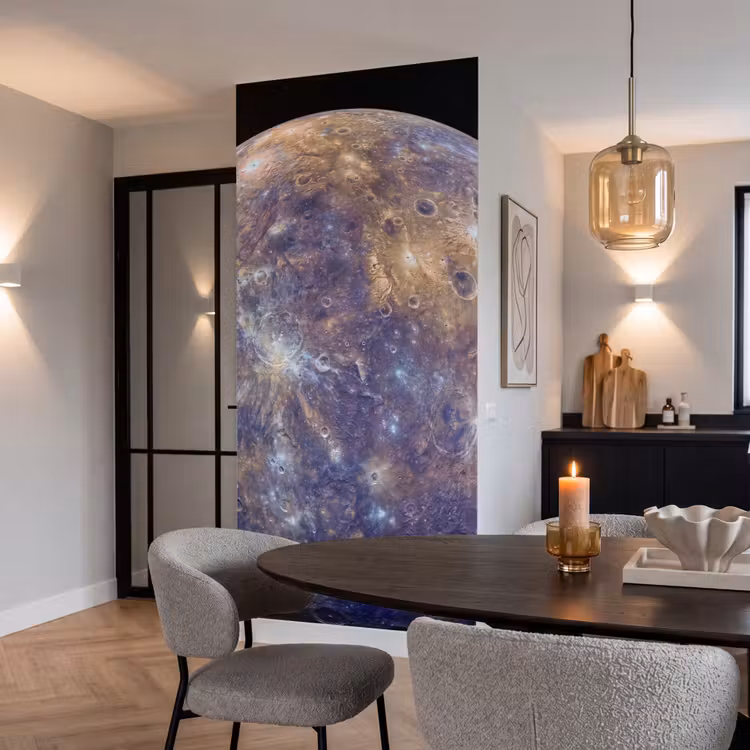 Behang - Planeet - Kraters - Ruimte — 5