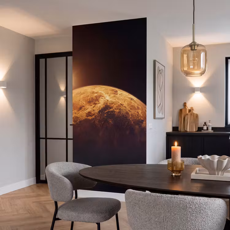 Behang - Planeet - Ruimte - Oranje — 5