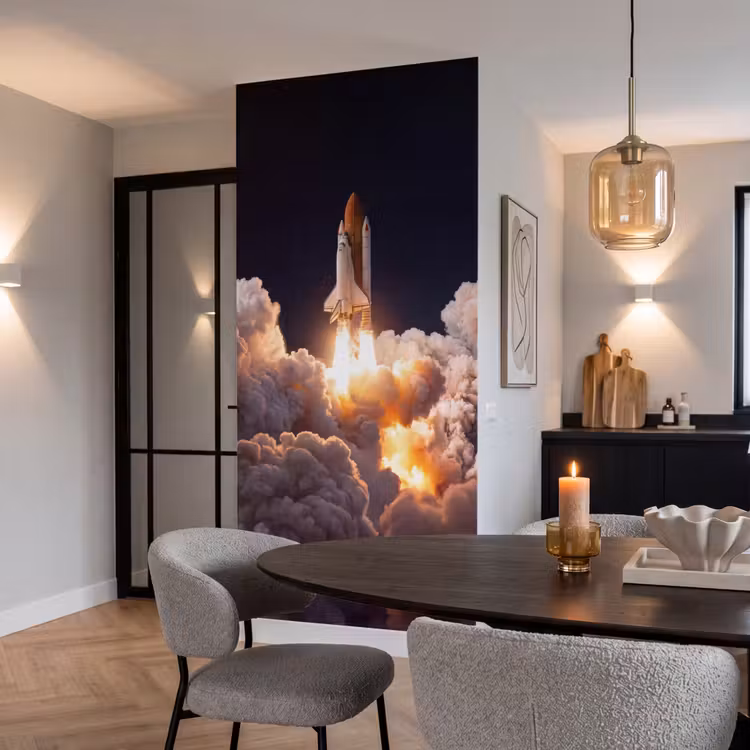 Behang - Ruimtevaartuig - Lancering - Sterren — 5
