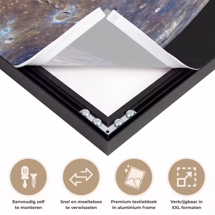 Art Frame - Planeet - Kraters - Ruimte — 4