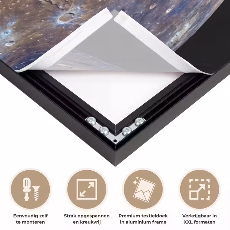 Art Frame - Planeet - Kraters - Ruimte — 8