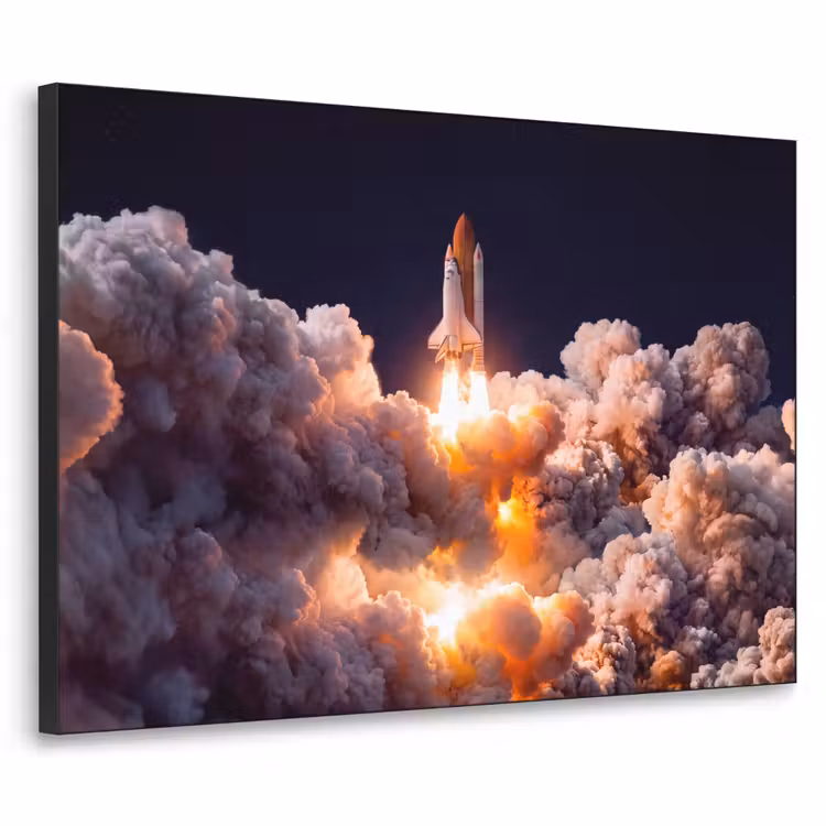Art Frame - Ruimtevaartuig - Lancering - Sterren — 1