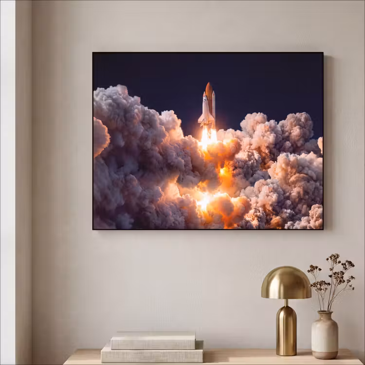 Art Frame - Ruimtevaartuig - Lancering - Sterren — 5