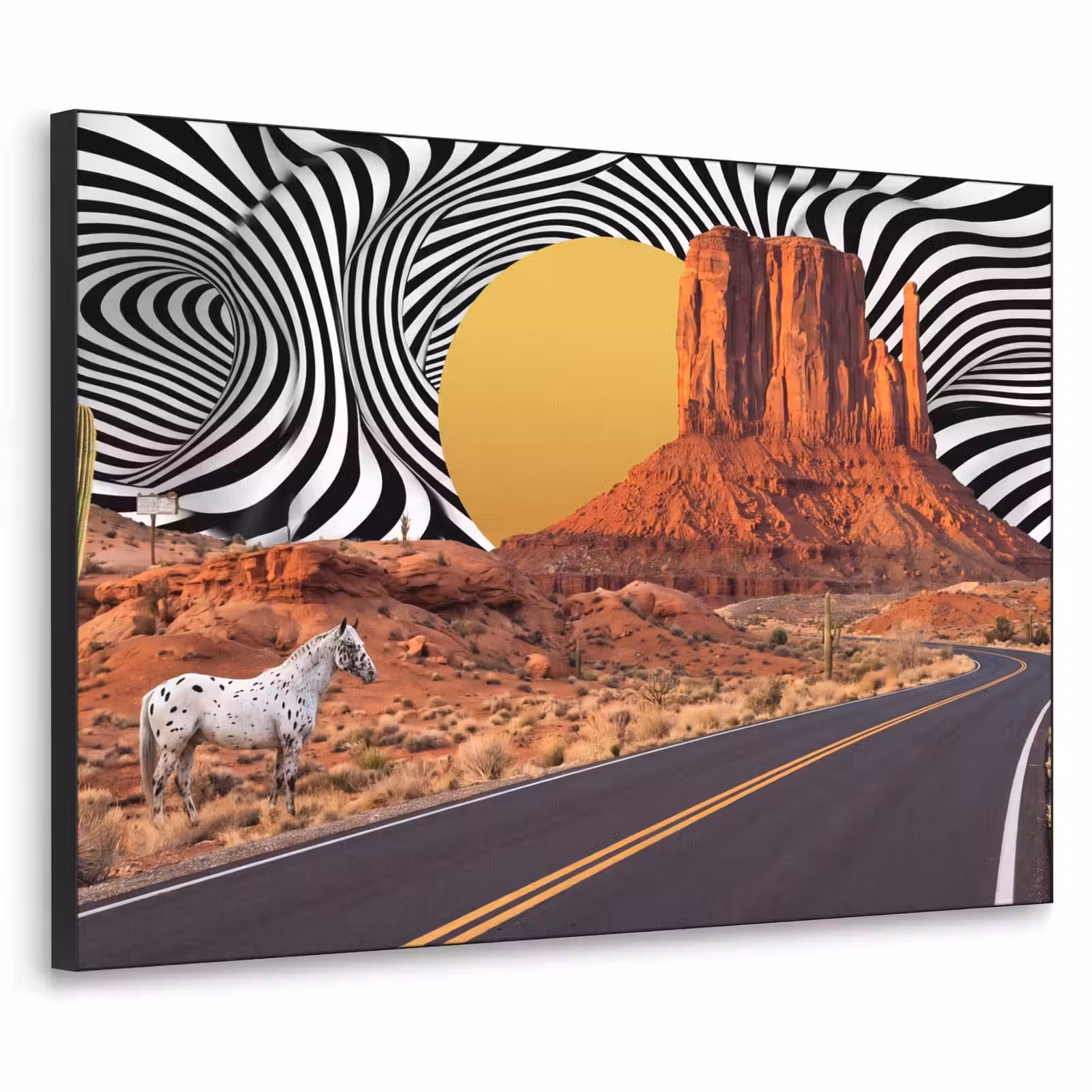 Art Frame - Paard - Woestijn - Natuur — 1