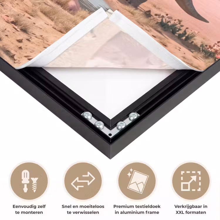 Art Frame - Dinosaurus - Roze - Landschap — 4